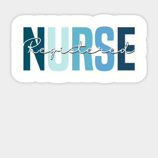Vintage Registered Nurse RN Nursing Nurse Day and Nurse Week Sticker